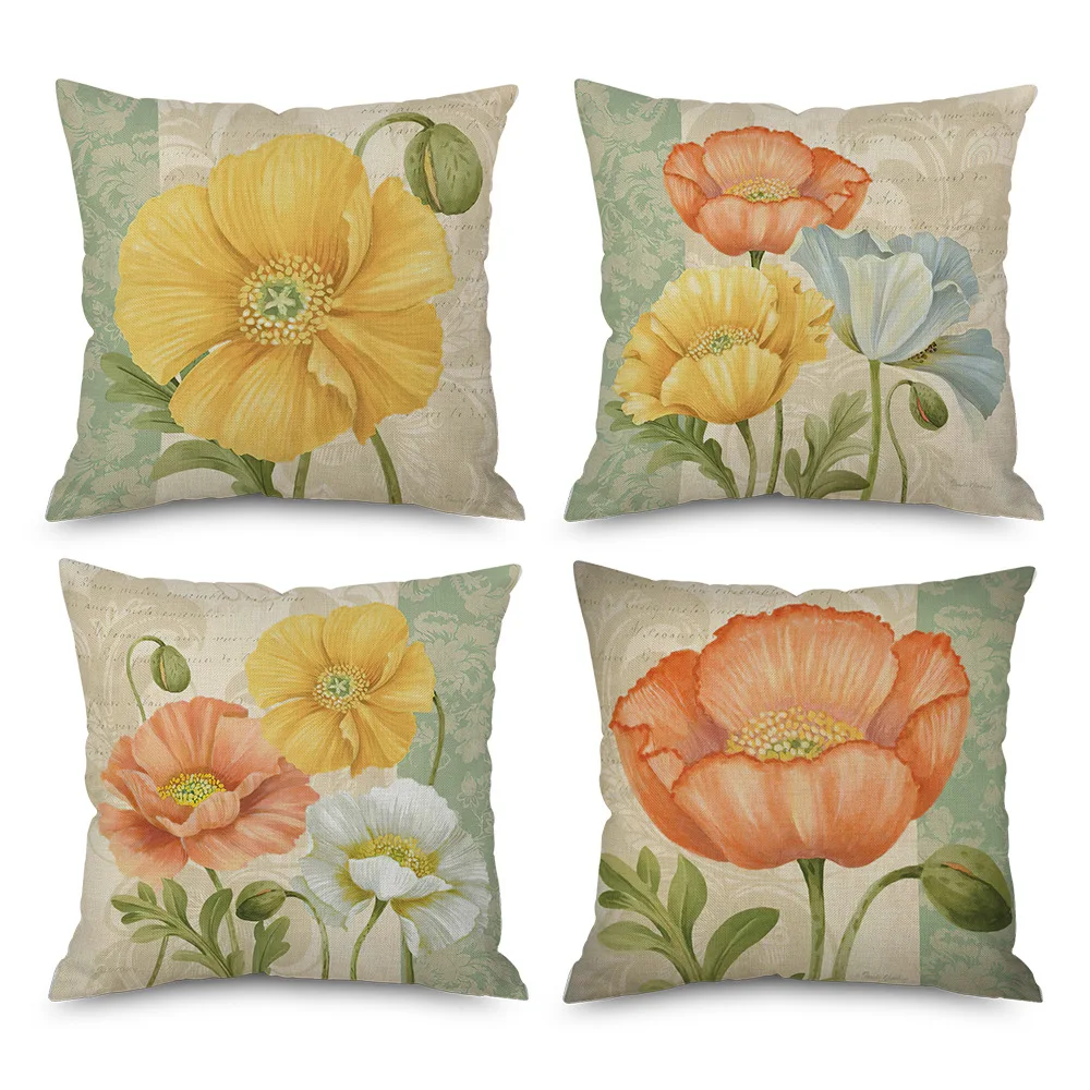 Spring Flowers Pillowcase Green Flowers Leaves Pillow Covers Decorative 45x45 Bed Sofa Pillows Case for Living Room Bedroom
Spring Flowers Pillowcase Green Flowers Leaves Pillow Covers Decorative 45x45 Bed Sofa Pillows Case for Living Room Bedroom