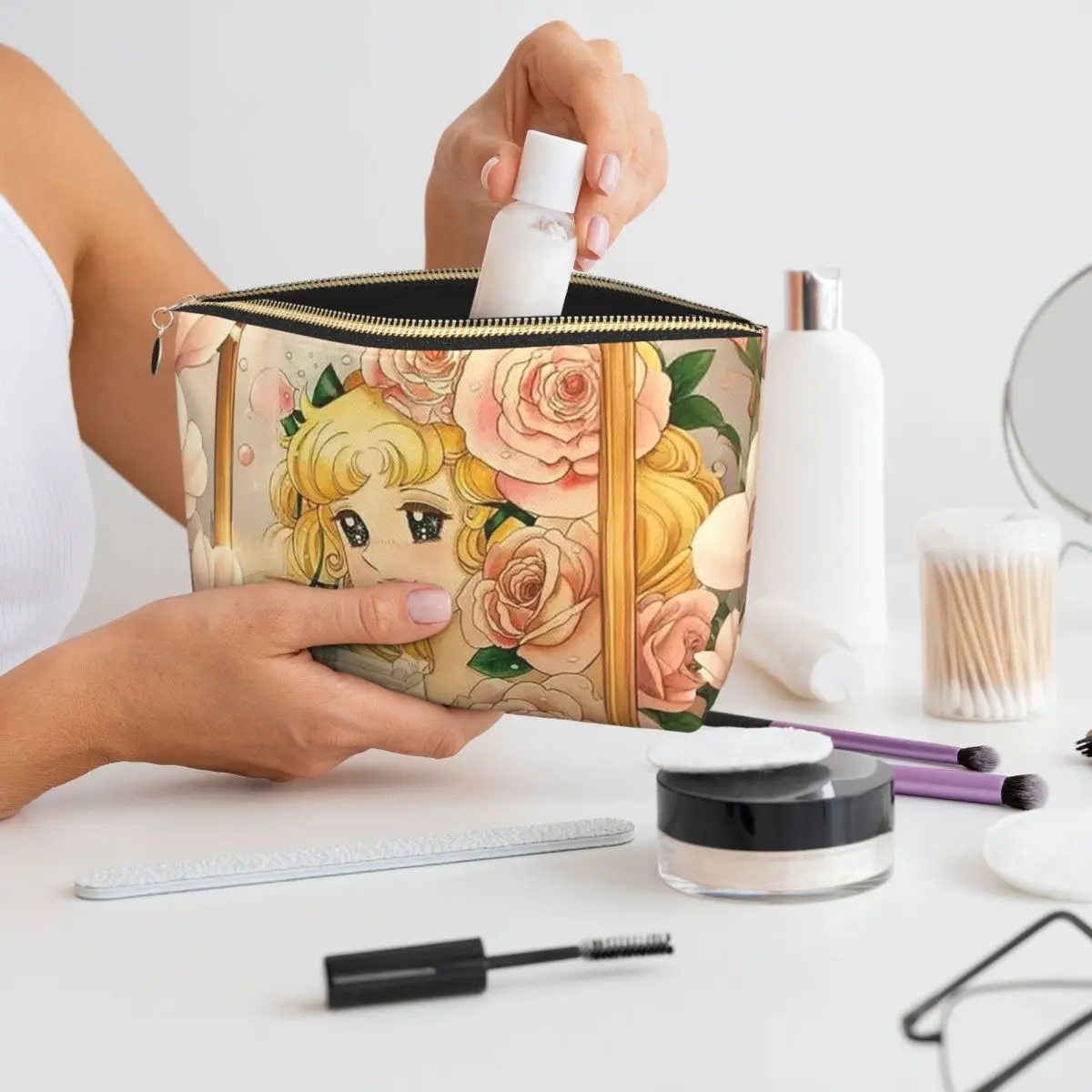 Candy Candy Anime Manga Women Cosmetic Bags Travel Makeup Organizer Pouch Toiletry Storage Dopp Kit Case
Candy Candy Anime Manga Women Cosmetic Bags Travel Makeup Organizer Pouch Toiletry Storage Dopp Kit Case