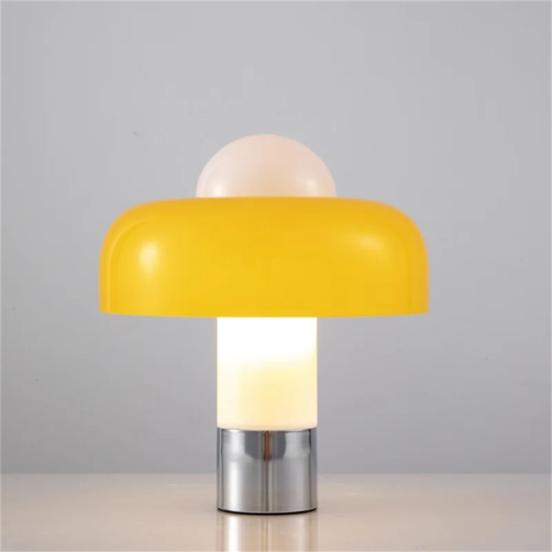 TEMAR Modern Nordic Table Lamp LED Yellow Mushroom Desk Lighting for Home Bedroom Decoration
TEMAR Modern Nordic Table Lamp LED Yellow Mushroom Desk Lighting for Home Bedroom Decoration