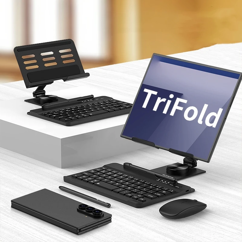 Wireless Keyboard and Mouse For Samsung Galaxy Z TriFold Fold 7 6 5 4 3 Bluetooth-compatible Type C Keyboard Foldable Stand Set
Wireless Keyboard and Mouse For Samsung Galaxy Z TriFold Fold 7 6 5 4 3 Bluetooth-compatible Type C Keyboard Foldable Stand Set