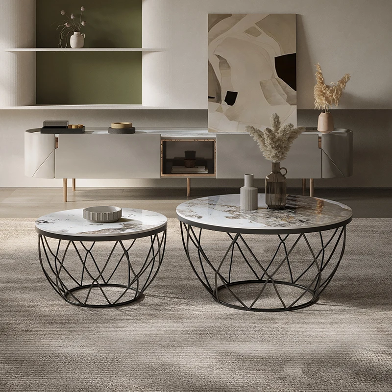 Slate Living Room Home Small Apartment Modern Simple Large and Small Round Designer Creative Coffee Table
Slate Living Room Home Small Apartment Modern Simple Large and Small Round Designer Creative Coffee Table