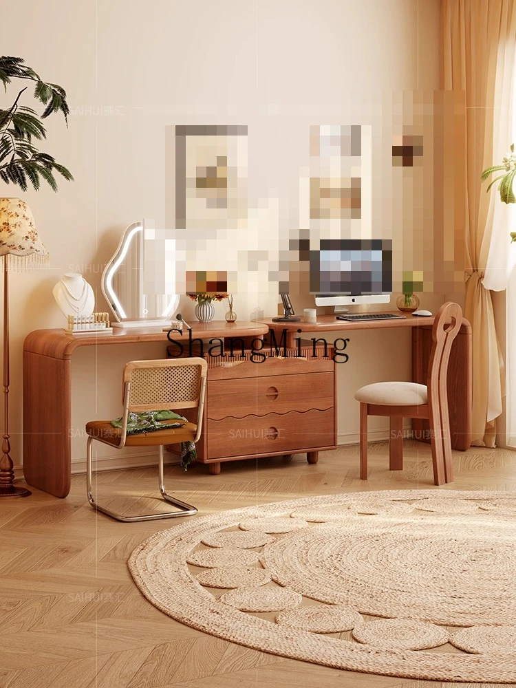 FG good-looking solid wood corner desk medieval bedroom retractable dresser chest integrated retro folding computer table
FG good-looking solid wood corner desk medieval bedroom retractable dresser chest integrated retro folding computer table