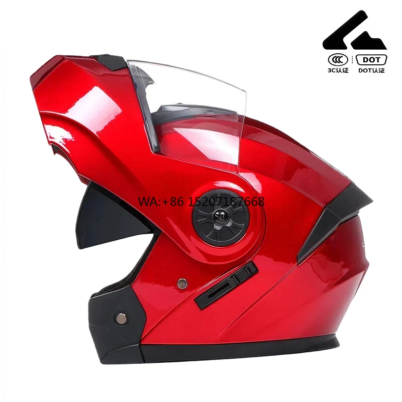 Высококачественная стандартная антиблокировочная тормозная система, материал одной две формы, мотоциклетный двойной козырек, открытый мужской флип-точка
Высококачественная стандартная антиблокировочная тормозная система, материал одной две формы, мотоциклетный двойной козырек, открытый мужской флип-точка