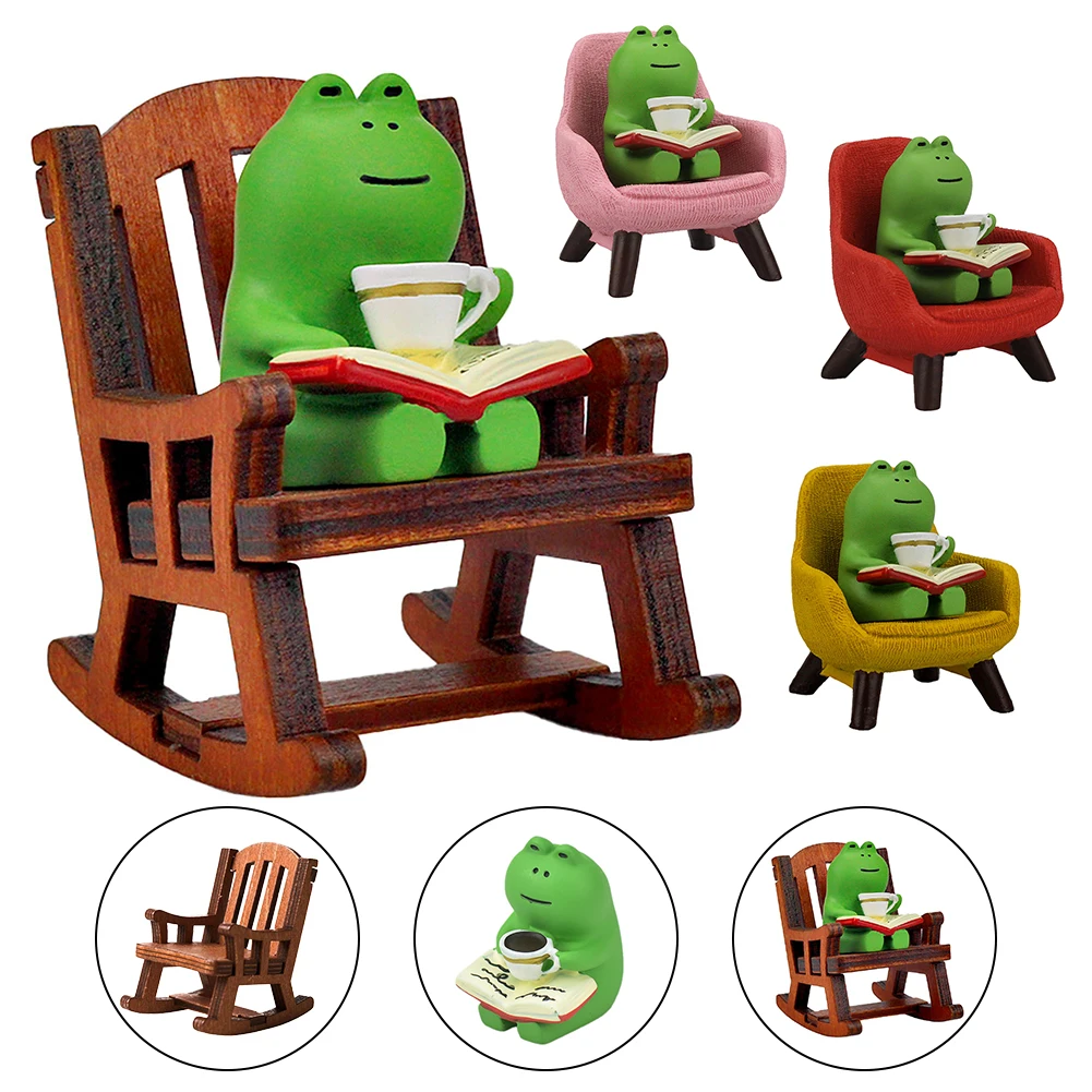 Cartoon Frog Animal Statue Creative Drinking Coffee Frog Micro Landscape Funny Frog Reading Sculpture for Shelf Desk Decoration
Cartoon Frog Animal Statue Creative Drinking Coffee Frog Micro Landscape Funny Frog Reading Sculpture for Shelf Desk Decoration