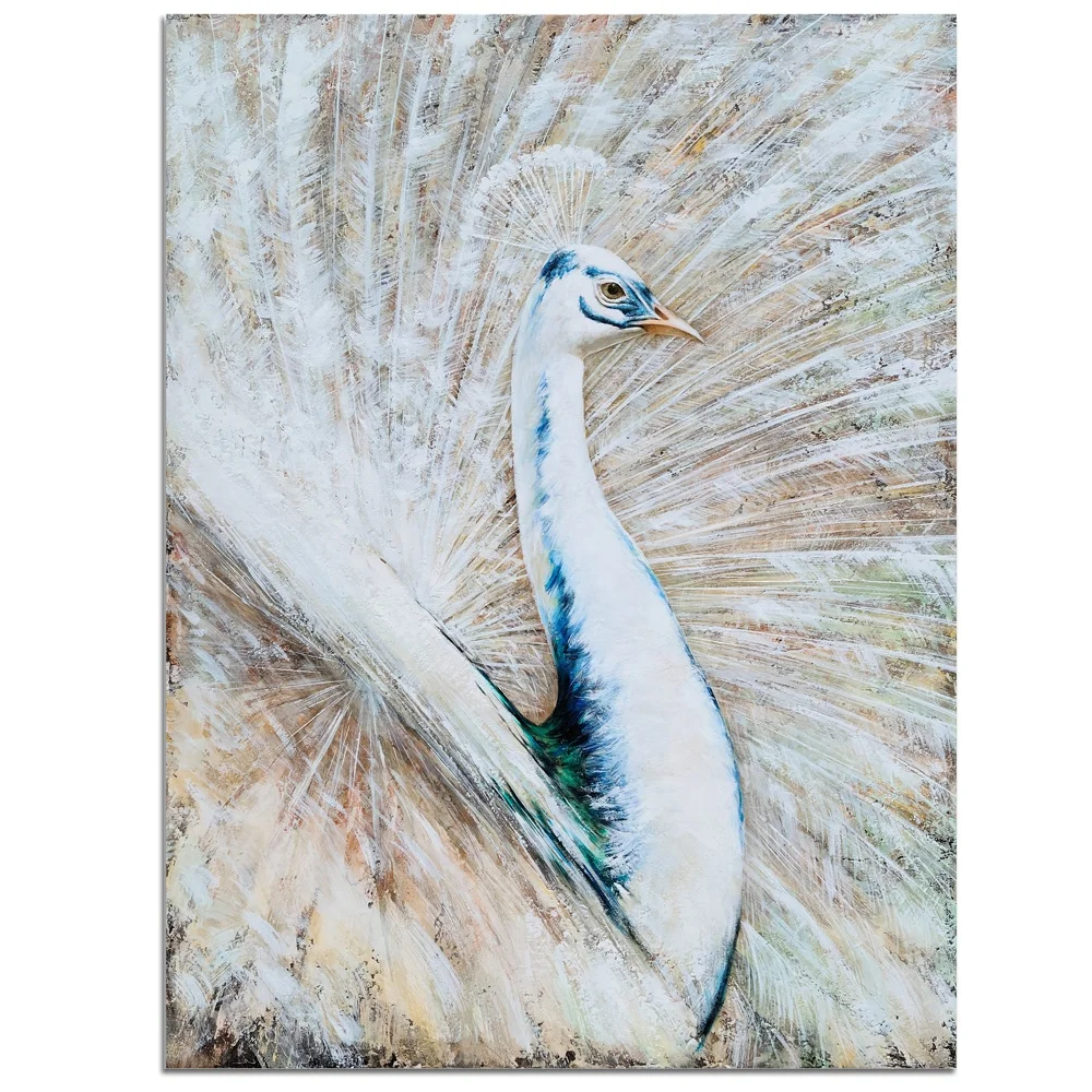 New Trend Wall Art Animal Peacock Painting Hand Artworks Posters For Bedroom Decoration
New Trend Wall Art Animal Peacock Painting Hand Artworks Posters For Bedroom Decoration