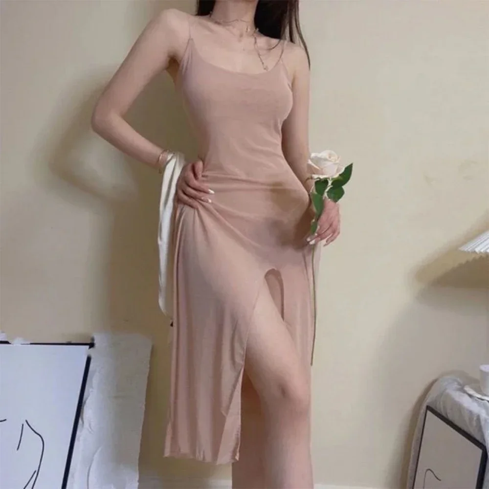 Sleep Dress Womens Sleepwear Accessories Bodycon Breathable Clubwear High Slit Lingerie Mini Dress High Quality
Sleep Dress Womens Sleepwear Accessories Bodycon Breathable Clubwear High Slit Lingerie Mini Dress High Quality