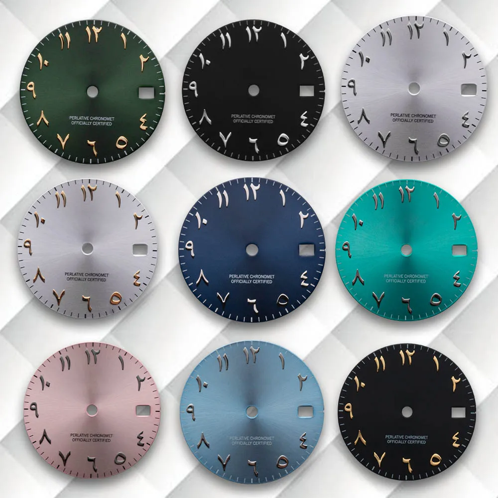 28.5mm High Quality S Logo Arab Sunray Dial Fit NH35/NH36 Japanese Automatic Movement Watch Modification Accessories
28.5mm High Quality S Logo Arab Sunray Dial Fit NH35/NH36 Japanese Automatic Movement Watch Modification Accessories