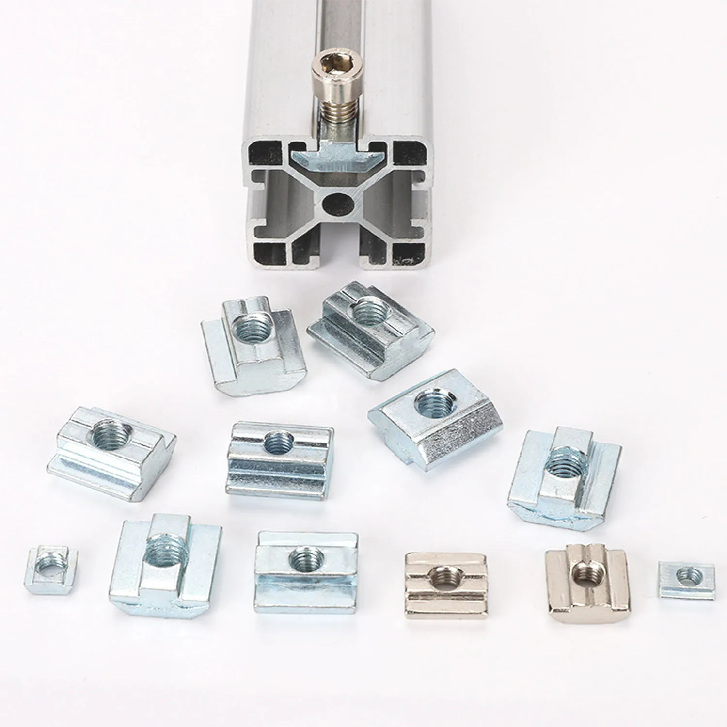 T-shaped block nut M3 M4 M5 M6 groove T-shaped sliding nut suitable for 2020 aluminum furniture 3D printer
T-shaped block nut M3 M4 M5 M6 groove T-shaped sliding nut suitable for 2020 aluminum furniture 3D printer