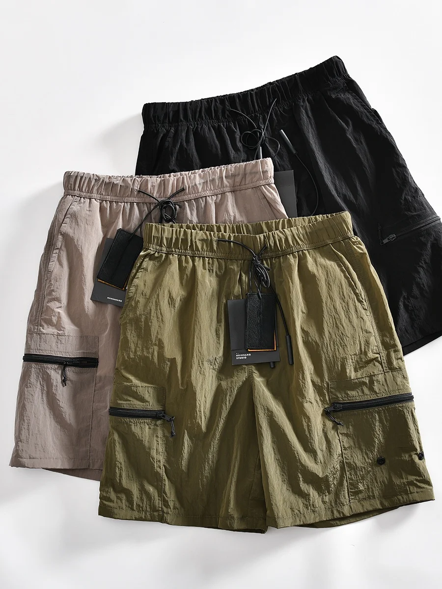 Outdoor Breathable Men's Casual Five-Quarter Shorts Elastic Waist Straight Leg Summer Fashionable Nylon Youth Active Style
Outdoor Breathable Men's Casual Five-Quarter Shorts Elastic Waist Straight Leg Summer Fashionable Nylon Youth Active Style