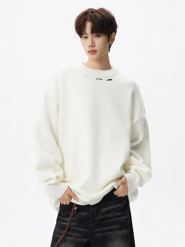 Американский Sle Thiened, белый круглый вязаный свитер, мужской модный брендовый зимний свободный дизайн, теплый топ с внутренней стороны
Американский Sle Thiened, белый круглый вязаный свитер, мужской модный брендовый зимний свободный дизайн, теплый топ с внутренней стороны