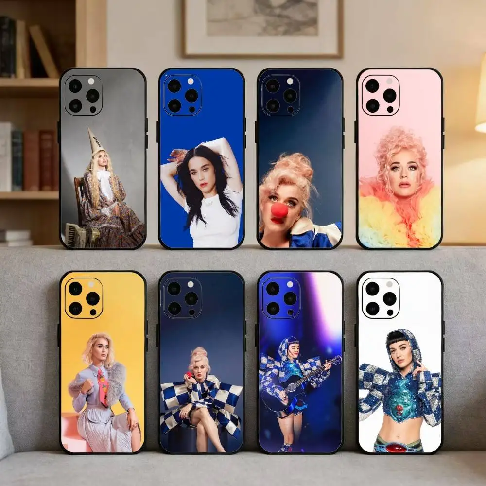 K-Katy P-Perry Phone Case For iPhone 17 16 15 14 13 12 Max Plus Silicone Black Cover
K-Katy P-Perry Phone Case For iPhone 17 16 15 14 13 12 Max Plus Silicone Black Cover