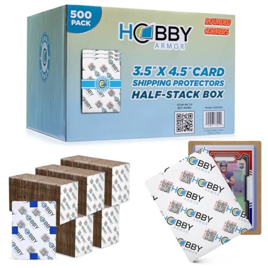 Trading Card Shipping Protector by 3.5" x 4.5" with Rounded Corners Vibrant Multi-Color Card Protector to Guard Cards From Ding
Trading Card Shipping Protector by 3.5" x 4.5" with Rounded Corners Vibrant Multi-Color Card Protector to Guard Cards From Ding