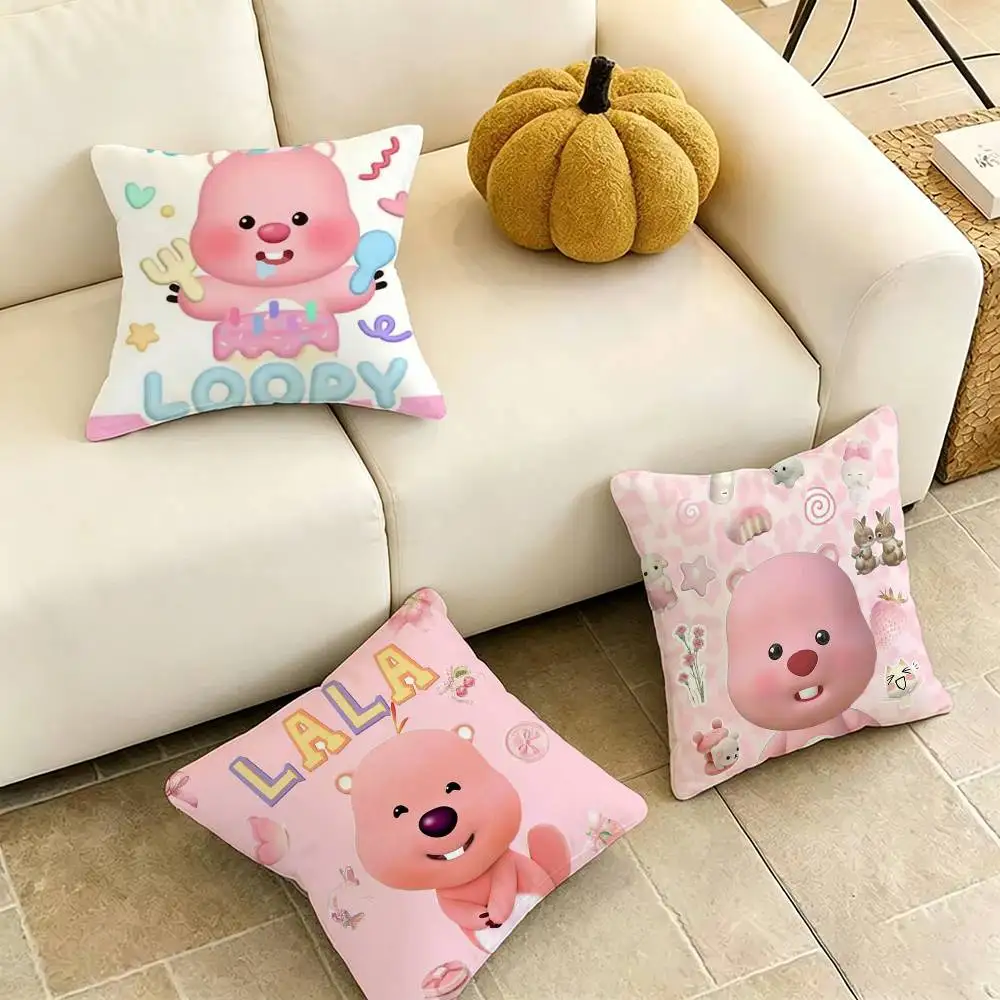P-Pink Cartoon Loopy-Y Square Double-Sided printed Pillow Case Bedroom Bedside Pillow Sofa Cushion Cover Gift
P-Pink Cartoon Loopy-Y Square Double-Sided printed Pillow Case Bedroom Bedside Pillow Sofa Cushion Cover Gift