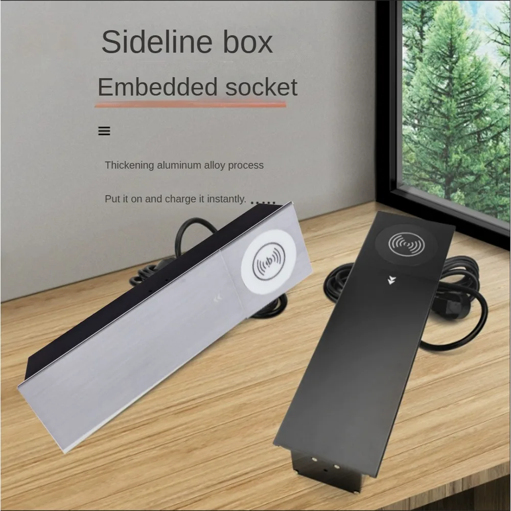 Настольная скрытая розетка MANLEIKE, встроенная розетка для офиса, раздвижная крышка, настольная розетка с беспроводной зарядкой, USB, Type-c, сеть, Hdmi 
Настольная скрытая розетка MANLEIKE, встроенная розетка для офиса, раздвижная крышка, настольная розетка с беспроводной зарядкой, USB, Type-c, сеть, Hdmi