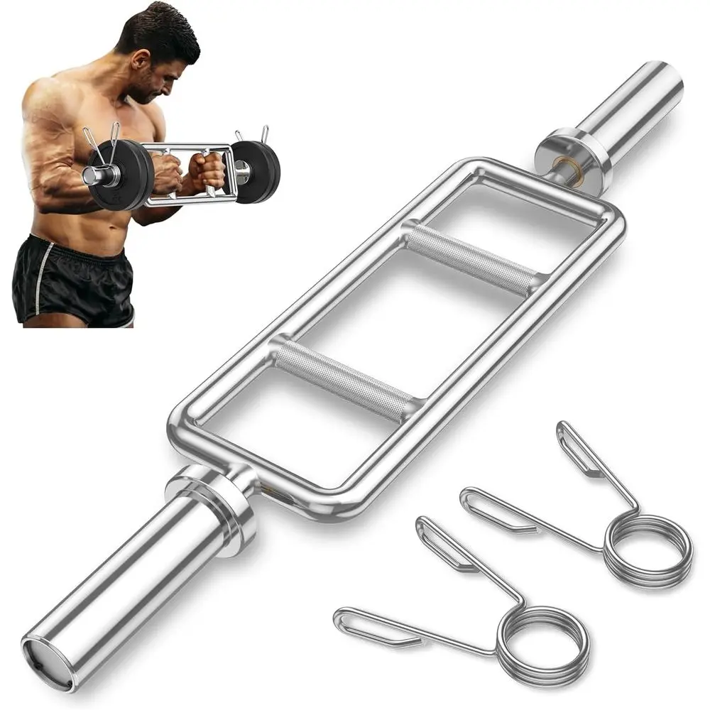 34 Durable Steel Weightlifting Bar with Knurled Grips, 700LB Capacity, for Home Gym Strength Training
34 Durable Steel Weightlifting Bar with Knurled Grips, 700LB Capacity, for Home Gym Strength Training