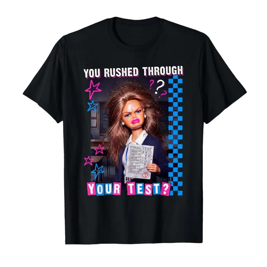 You Rushed Through Your Test Funny Test's Day Teacher Meme T-shirt For Men Women 100% Cotton T Shirts Short Sleeve Tops 0417-2
You Rushed Through Your Test Funny Test's Day Teacher Meme T-shirt For Men Women 100% Cotton T Shirts Short Sleeve Tops 0417-2