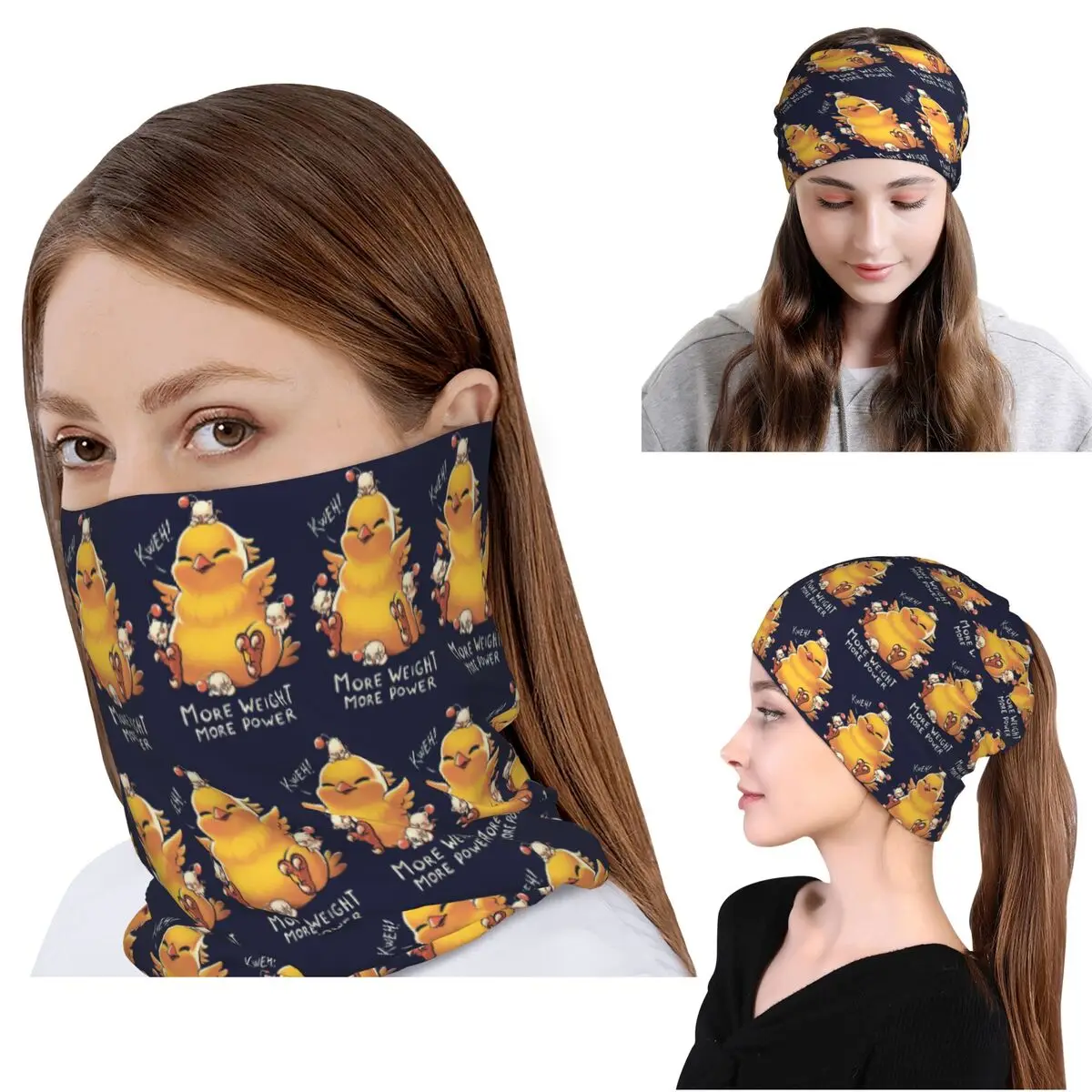 Funny Fat Chocobo - Big Power Bandana Neck Cover Face Scarf Multifunction Cycling Scarf Beanies Hat for Men Women Adult Washable
Funny Fat Chocobo - Big Power Bandana Neck Cover Face Scarf Multifunction Cycling Scarf Beanies Hat for Men Women Adult Washable