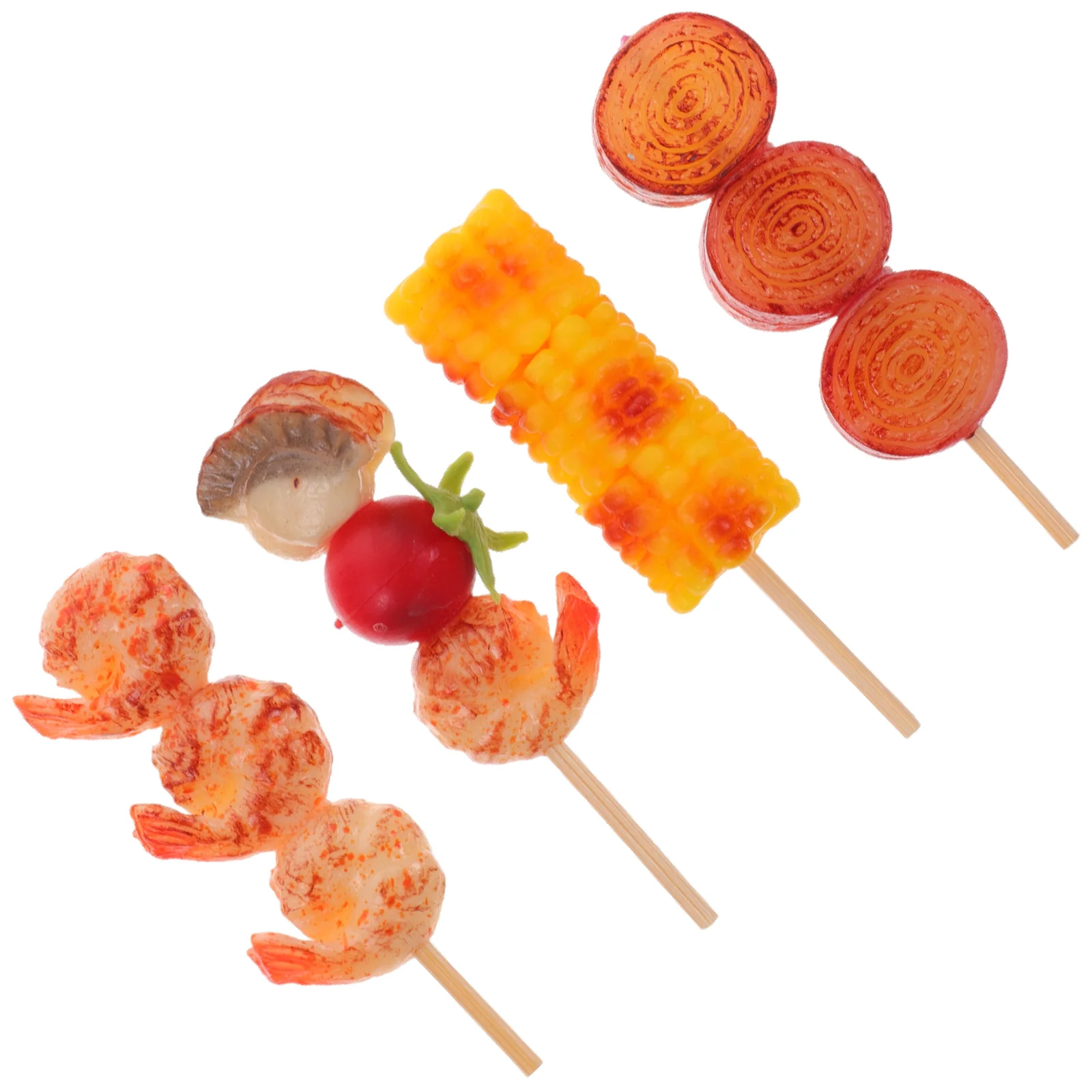 4pcs Mini BBQ Skewers Toy Realistic Artificial Food Model Pretend Play Set Non Fading Color Grill Props Montessori Early
4pcs Mini BBQ Skewers Toy Realistic Artificial Food Model Pretend Play Set Non Fading Color Grill Props Montessori Early