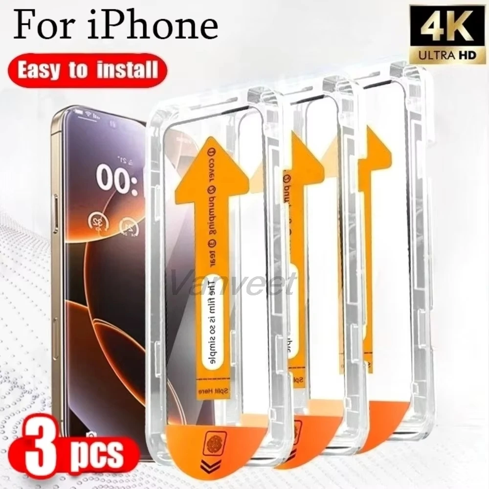 1-3PCS HD Screen Protector For iPhone 17 Pro Max 17 Pro 15 13 16 17 12 11 14 13 Mini 6 7 8 XR 7 8Plus XS Max Air Glass Dust Free
1-3PCS HD Screen Protector For iPhone 17 Pro Max 17 Pro 15 13 16 17 12 11 14 13 Mini 6 7 8 XR 7 8Plus XS Max Air Glass Dust Free
