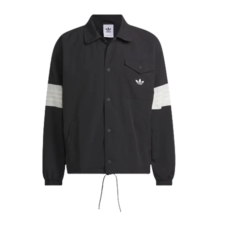 Adidas Originals Coach куртка мужская/женская 2023SS удобная и теплая спортивная тканая однобортная рубашка с лацканами IM9646 черная
Adidas Originals Coach куртка мужская/женская 2023SS удобная и теплая спортивная тканая однобортная рубашка с лацканами IM9646 черная