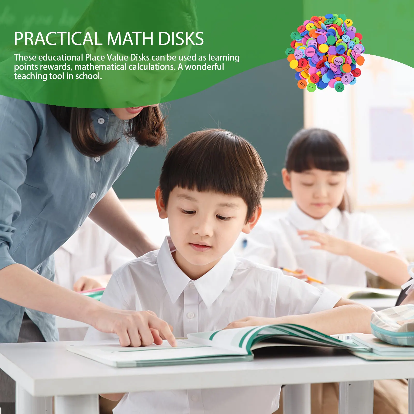 160pcs EVA Number Round Disks Bright Children Math Toys Portable Place Value Discs Arithmetic Learning Early Education Games
160pcs EVA Number Round Disks Bright Children Math Toys Portable Place Value Discs Arithmetic Learning Early Education Games