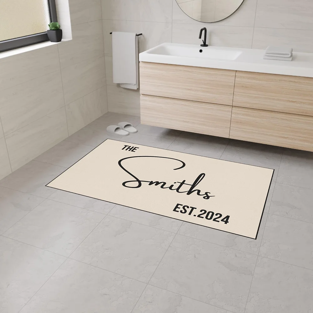 Personalized Doormat Heavy duty Floor Mat Slip resistant Entry Mat Bathroom Skid proof Pad Custom Foot Mat Name exclusive Rug
Personalized Doormat Heavy duty Floor Mat Slip resistant Entry Mat Bathroom Skid proof Pad Custom Foot Mat Name exclusive Rug