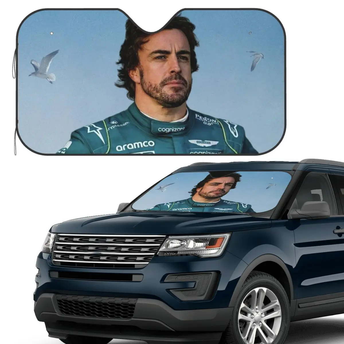 Солнцезащитный козырек Ferdinand Fernando Alonso, ветровое стекло автомобиля, переднее лобовое стекло, солнцезащитный козырек, аксессуары, чехлы
Солнцезащитный козырек Ferdinand Fernando Alonso, ветровое стекло автомобиля, переднее лобовое стекло, солнцезащитный козырек, аксессуары, чехлы