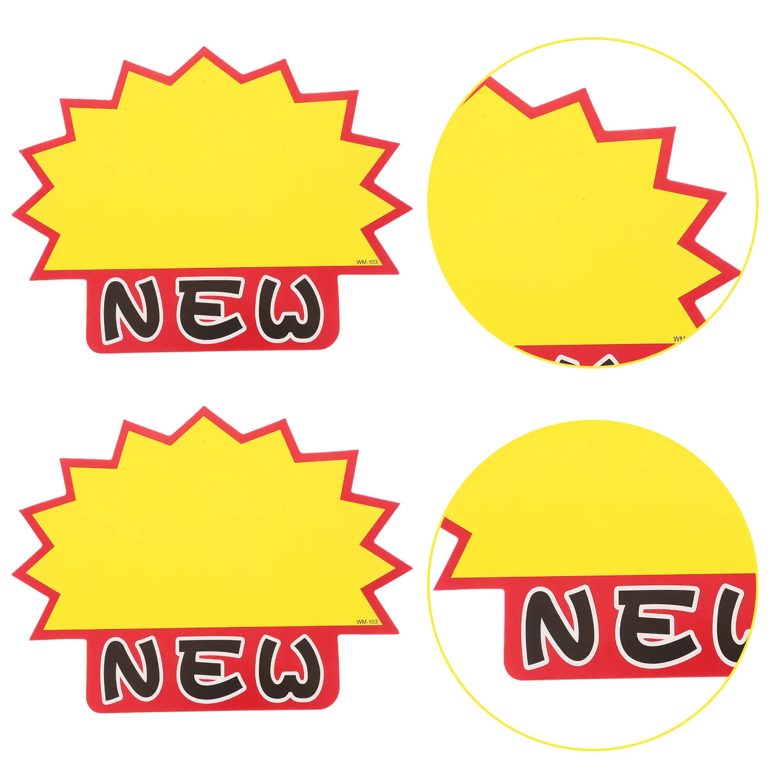 100Pcs Eye Catching Burst Design Price Tags Blank Retail Display Signs for Supermarket Store Sale Decoration Garage Yard Sale
100Pcs Eye Catching Burst Design Price Tags Blank Retail Display Signs for Supermarket Store Sale Decoration Garage Yard Sale