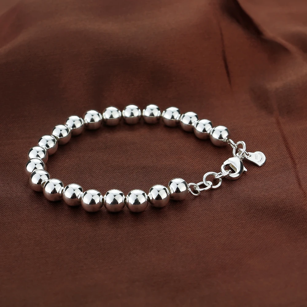 925 Sterling Silver Star Bead Chain Bracelet for Women Elegant Fashion Jewelry for Parties Birthdays And Holidays
925 Sterling Silver Star Bead Chain Bracelet for Women Elegant Fashion Jewelry for Parties Birthdays And Holidays
