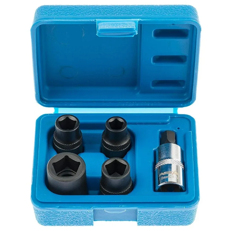 5 Piece Brake Caliper Socket Set Pentagonal Socket for Peugeot Citroen Renault Teana Automotive Brake System Repair Tool
5 Piece Brake Caliper Socket Set Pentagonal Socket for Peugeot Citroen Renault Teana Automotive Brake System Repair Tool
