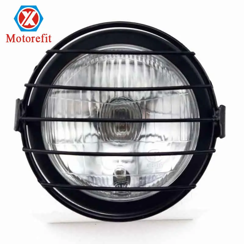 6.5" Motorcycle Headlight Grill Side Mount Cover Mask For Honda Yamaha Suzuki -Clear Lens
6.5" Motorcycle Headlight Grill Side Mount Cover Mask For Honda Yamaha Suzuki -Clear Lens