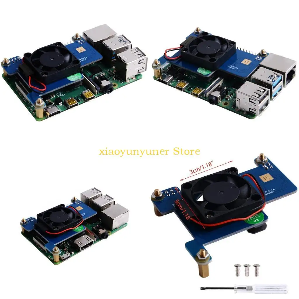 P9JB 4 PoE HAT with Cooling Fan, Mini Power Over Ethernet Expansion Board for 4 B 3B+and Rackmount
P9JB 4 PoE HAT with Cooling Fan, Mini Power Over Ethernet Expansion Board for 4 B 3B+and Rackmount
