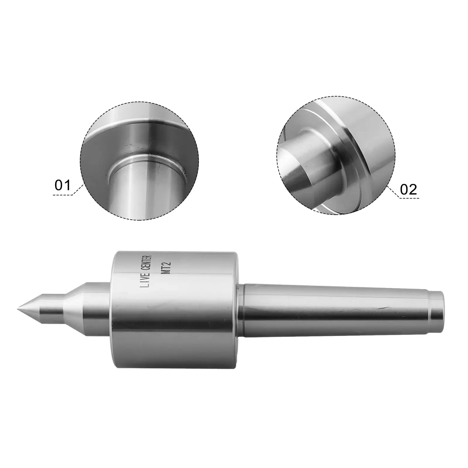 Accessories Center Taper For Lathe Silver Tailstock Center Turning Tools 1pcs High Precision Live Revolving Center Brand New
Accessories Center Taper For Lathe Silver Tailstock Center Turning Tools 1pcs High Precision Live Revolving Center Brand New