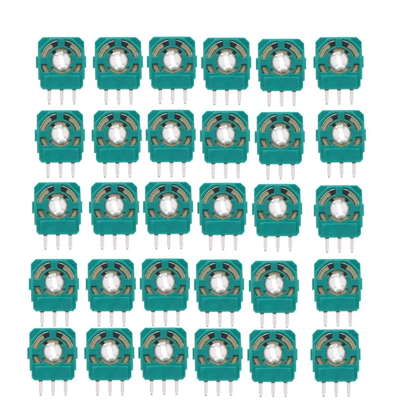 30PCS Joystick Potentiometers Sensor Module Kit 2.3Kohn for PS5 Controllers 3D Thumbstick Axis Resistors Repair Part
30PCS Joystick Potentiometers Sensor Module Kit 2.3Kohn for PS5 Controllers 3D Thumbstick Axis Resistors Repair Part