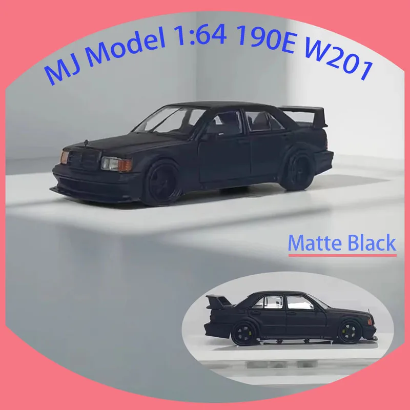 MJ Model 1:64 Scale 190E W201 Matte Black Alloy Simulation Metal Car Model Static Collection Decorated Holiday Toy Souvenir Gift
MJ Model 1:64 Scale 190E W201 Matte Black Alloy Simulation Metal Car Model Static Collection Decorated Holiday Toy Souvenir Gift