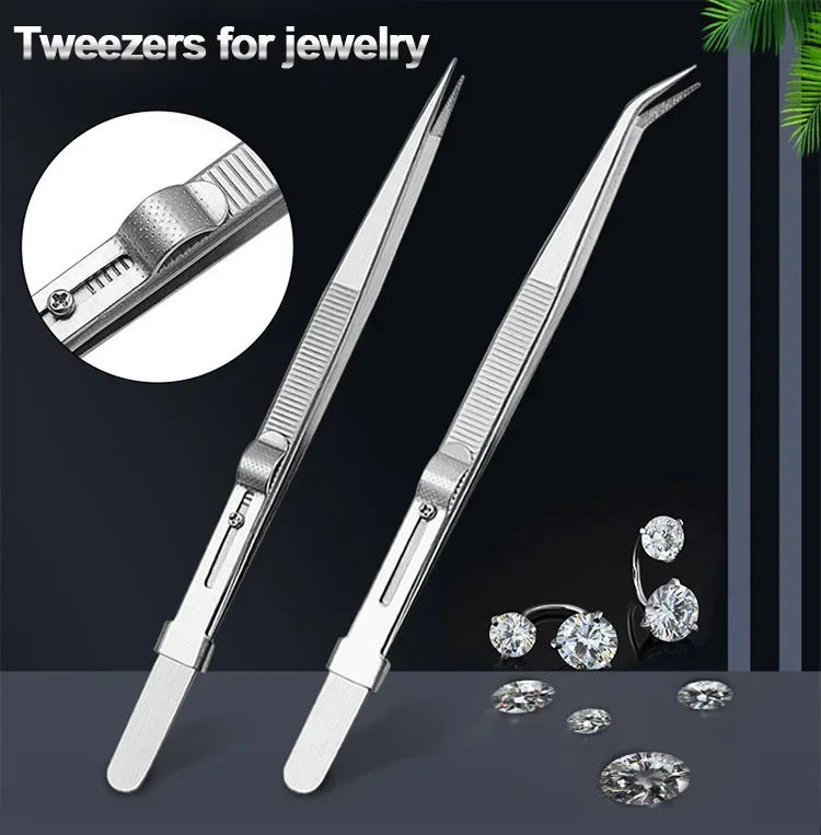 Professional stainless steel high quality jewelry tweezers for DIY diamond gem jewelry Jeweler's jewelry making tools
Professional stainless steel high quality jewelry tweezers for DIY diamond gem jewelry Jeweler's jewelry making tools