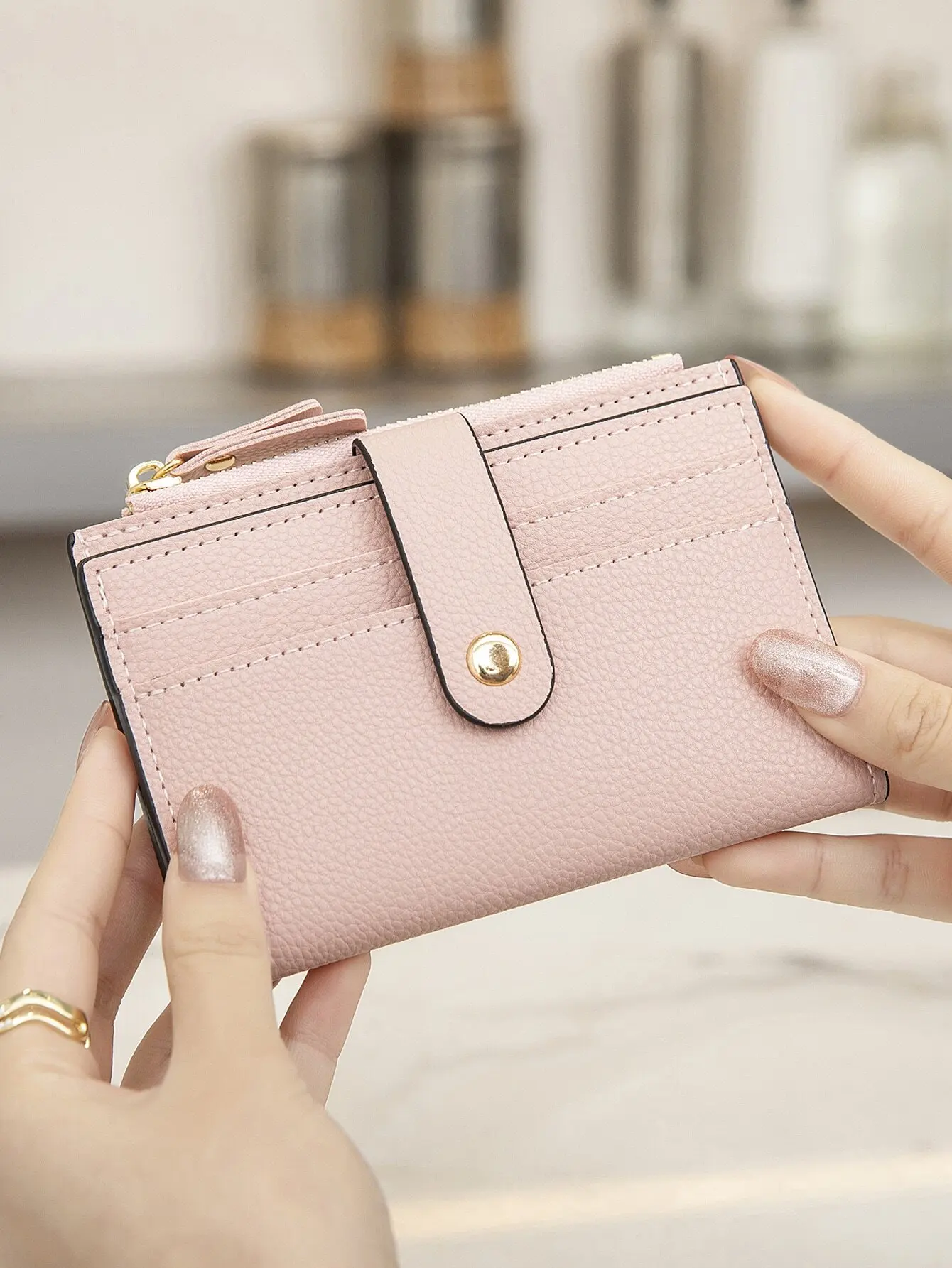 MIYIN Slim Litchi Embossed Coin Purse Pink Fashionable For Daily Lightweight Portable Card ID Card White-Collar Workers For Female For Holiday For Anniversary For Birthday Gift Accessories Gift Casual Card Holder Wallet Business Card Holder Credit Card Ho
MIYIN Slim Litchi Embossed Coin Purse Pink Fashionable For Daily Lightweight Portable Card ID Card White-Collar Workers For Female For Holiday For Anniversary For Birthday Gift Accessories Gift Casual Card Holder Wallet Business Card Holder Credit Card Ho