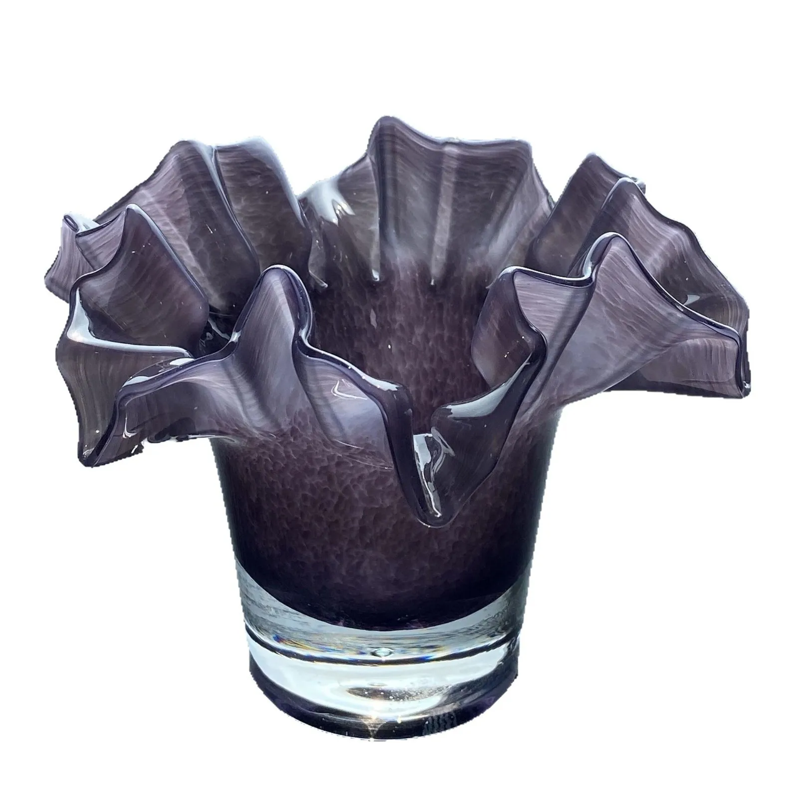 New Italian large mouth ruffled glass vase soft decoration home sample room living room decoration
New Italian large mouth ruffled glass vase soft decoration home sample room living room decoration