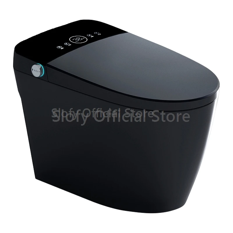 Luxury Elongated Smart Toilet With Bidet Built In Water Tank Heated Seat Intelligent Integrated Toilet Night Light Bubble Shield
Luxury Elongated Smart Toilet With Bidet Built In Water Tank Heated Seat Intelligent Integrated Toilet Night Light Bubble Shield