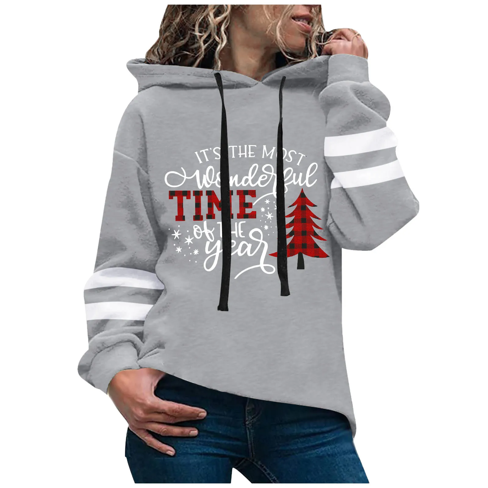 Cover up Girls Women Long Sleeves Loose Hoodie Printing Tether Christmas Sweatshirt Top Womens Dress Sweaters And Jackets
Cover up Girls Women Long Sleeves Loose Hoodie Printing Tether Christmas Sweatshirt Top Womens Dress Sweaters And Jackets