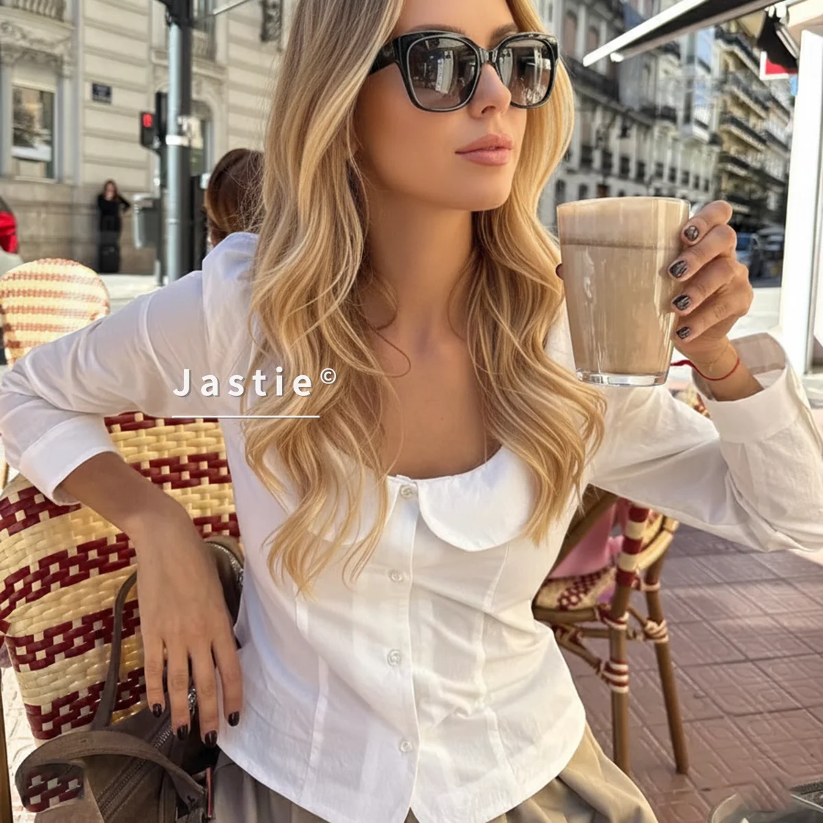 White Long-Sleeve Cropped Blouse Lapel Puff Shoulder Button-Front Casual Cotton Shirts Spring Preppy Stylish Outfits Women Tops
White Long-Sleeve Cropped Blouse Lapel Puff Shoulder Button-Front Casual Cotton Shirts Spring Preppy Stylish Outfits Women Tops