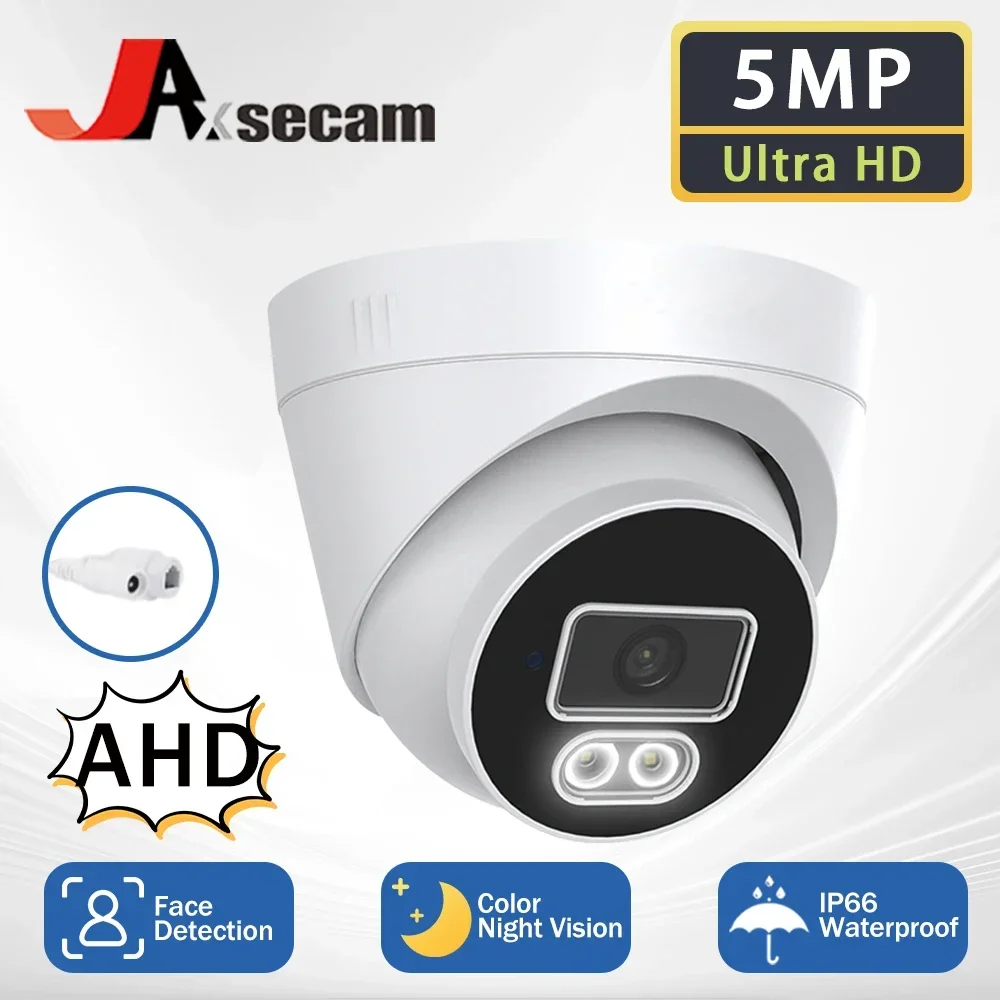 H.265 HD Full Color Night Vision Security Camera Outdoor AHD CCTV Video Surveillance Camera HD 5MP Dome Camera
H.265 HD Full Color Night Vision Security Camera Outdoor AHD CCTV Video Surveillance Camera HD 5MP Dome Camera