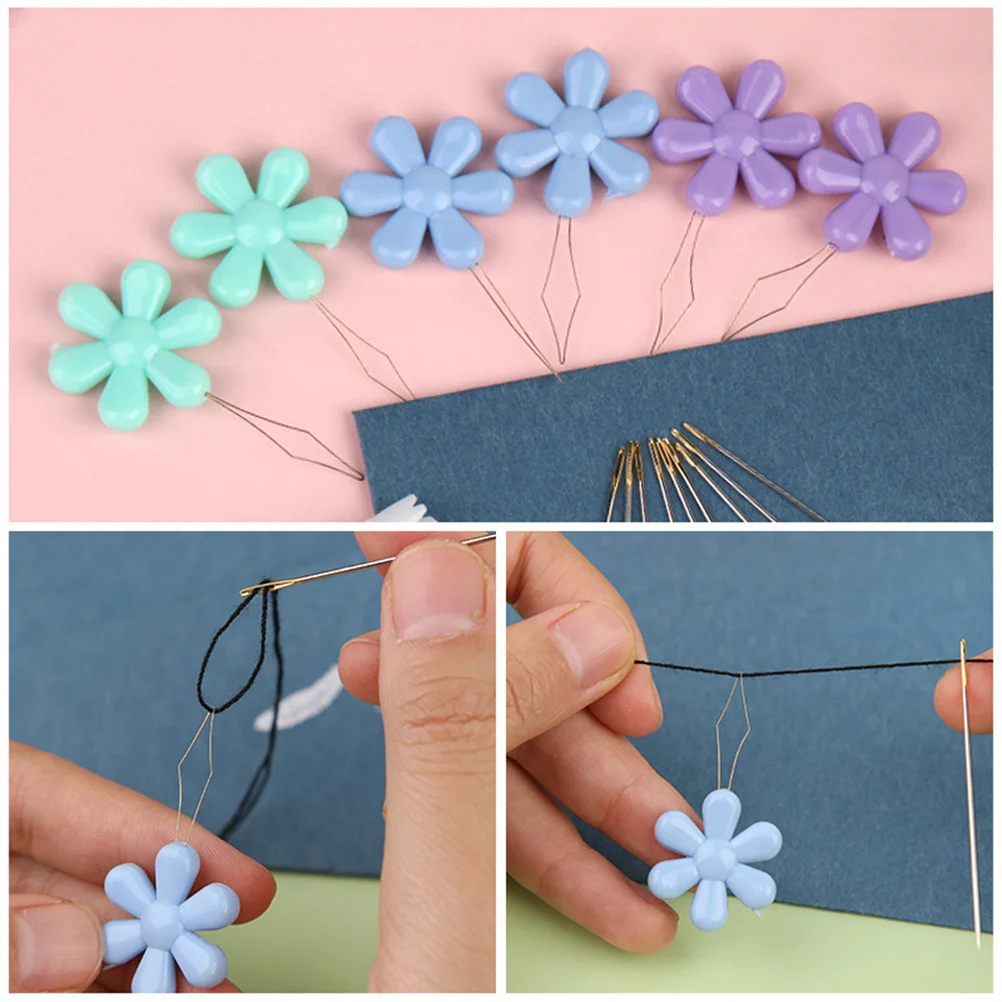50Pcs Flower Design Needle Threaders Plastic Easy Use DIY Sewing Tool for Hand and Machine Embroidery Needle Threaders
50Pcs Flower Design Needle Threaders Plastic Easy Use DIY Sewing Tool for Hand and Machine Embroidery Needle Threaders