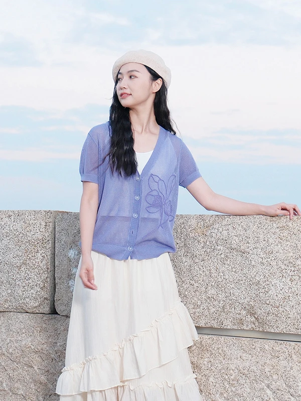 Bukhara Original Cotton Knitted Casual ort Sve Open Cardigan Summer New Arrival V-ne Button Pure Color Loose Fit Women...
Bukhara Original Cotton Knitted Casual ort Sve Open Cardigan Summer New Arrival V-ne Button Pure Color Loose Fit Women...