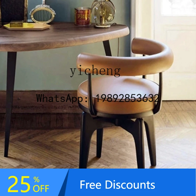 ABC log style retro dining chair light luxury small fat chair leather living room chair
ABC log style retro dining chair light luxury small fat chair leather living room chair