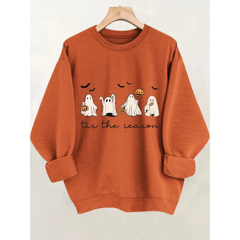 Halloween Ghost Print Hoodie Women's Fashion Cross-Border Printed Sweatshirt Spring 2026 Casual Comfortable Unisex Hoodie
Halloween Ghost Print Hoodie Women's Fashion Cross-Border Printed Sweatshirt Spring 2026 Casual Comfortable Unisex Hoodie
