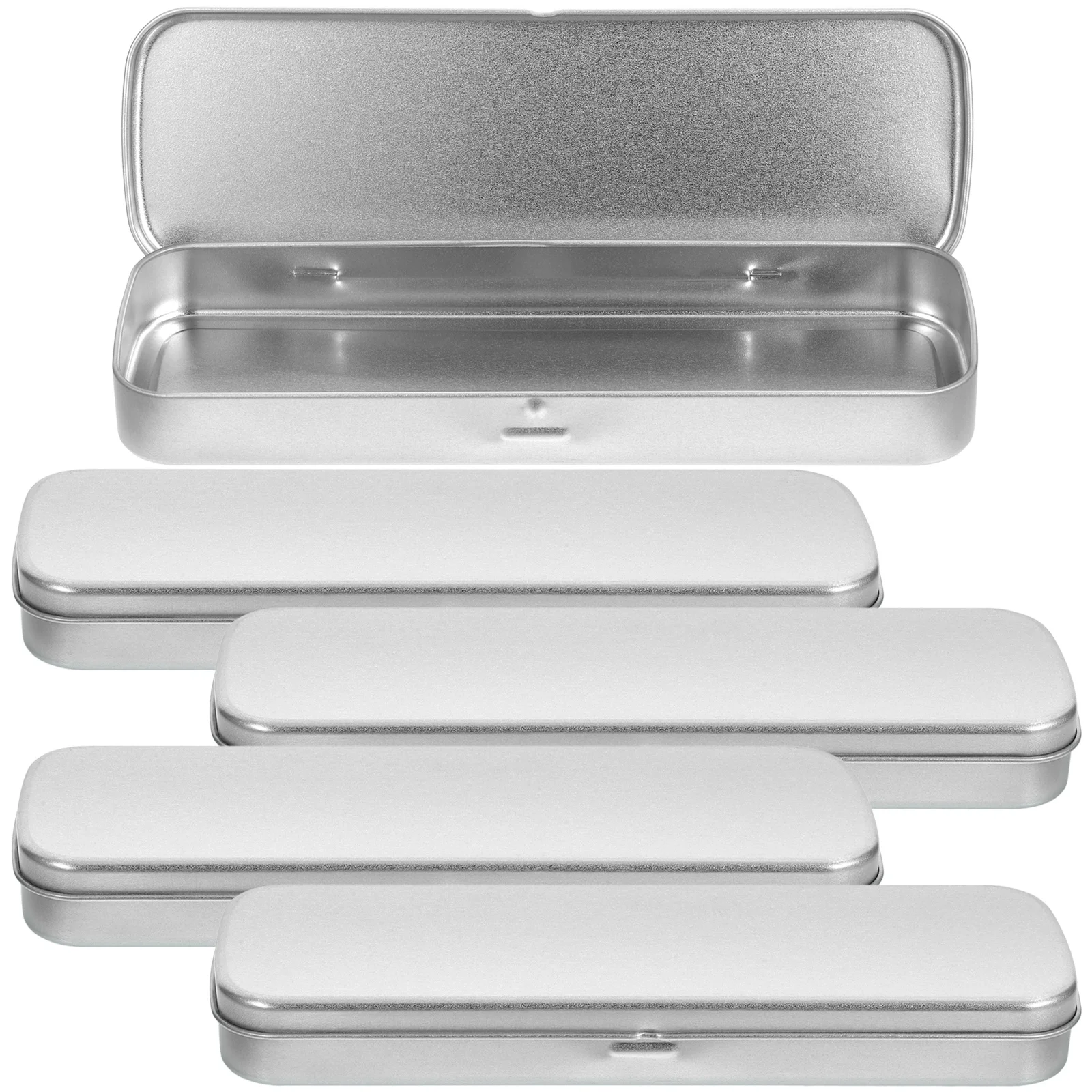 5Pcs Iron Pencil Box Smooth Finish Lightweight Portable Case for Pens Pencils Markers Student School Essentials Compact Storage
5Pcs Iron Pencil Box Smooth Finish Lightweight Portable Case for Pens Pencils Markers Student School Essentials Compact Storage
