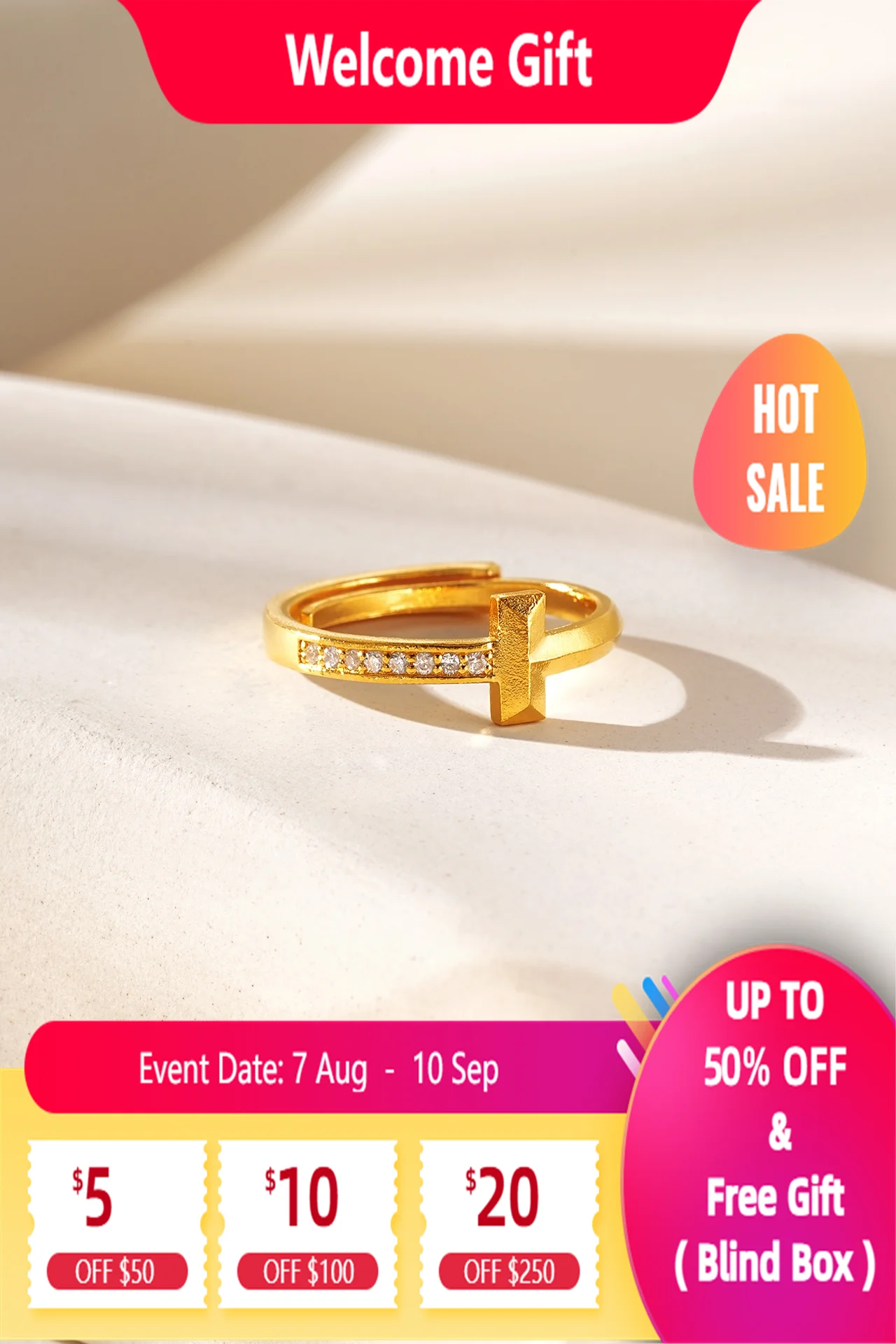 Lium Gems 24k Gold Vermeil 925 Silver Initial Letter Adjustable Ring Thin Initial Band Dainty Cubic Zirconia Jewelry Gifts
Lium Gems 24k Gold Vermeil 925 Silver Initial Letter Adjustable Ring Thin Initial Band Dainty Cubic Zirconia Jewelry Gifts
