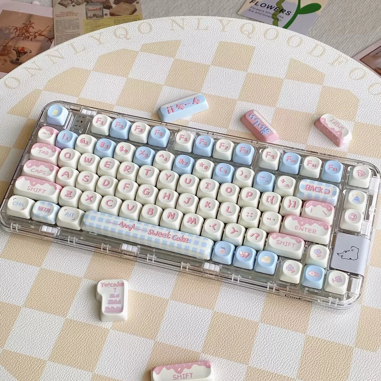 Cake Keycap SOA High PBT Sublimation High Value Personality Creative Hand Painted Theme Cute Keycap
Cake Keycap SOA High PBT Sublimation High Value Personality Creative Hand Painted Theme Cute Keycap