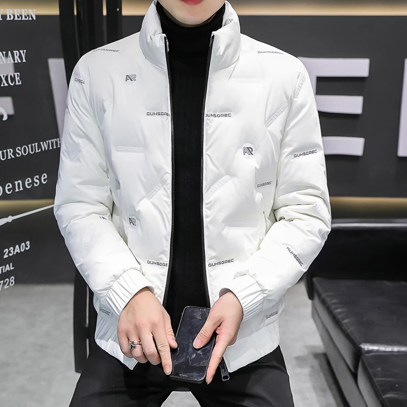 Men's Quilted Jacket Stand Collar Short Thick Warm Fashionable Lightweight Winter Outerwear Polyester Fiber Duck down Filling
Men's Quilted Jacket Stand Collar Short Thick Warm Fashionable Lightweight Winter Outerwear Polyester Fiber Duck down Filling